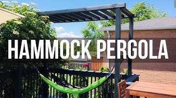 How to build an on Deck Hammock Pergola | Building a Pergola over existing deck