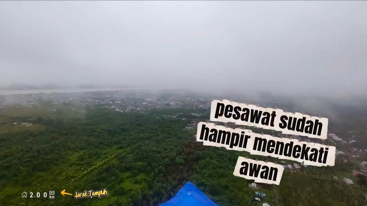REKOR TERBANG PESAWAT RAZOR 3.5 KM & MENEMBUS AWAN TEMBILAHAN