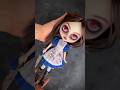 Alice Madness Returns Blythe doll and Cheshire Cat #alice #ooak #artist #alicemadnessreturns #blythe