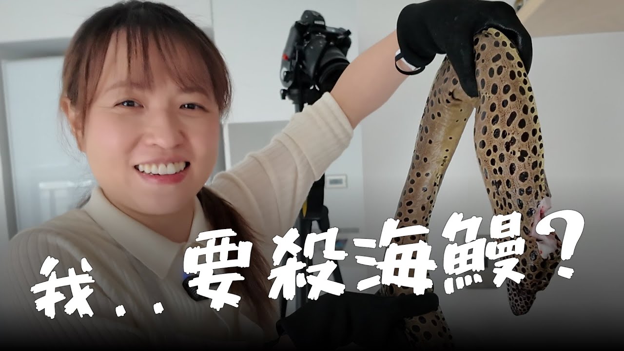 冬天為了進補「藥膳錢鰻」，嘗試處理活的兇猛錢鰻最後手指還是出事了...