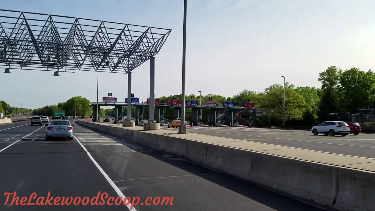 Traffic pattern change at Asbury Toll Plaza GSP