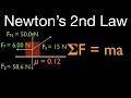 Newton's Second Law and Friction Quiz