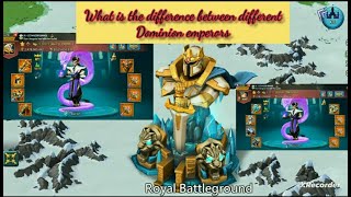 Lords Mobile|The differences between permanent dominion emperor and other dominions emperor❗