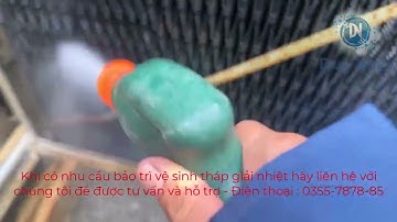 Vệ sinh tháp giải nhiệt-Cooling Tower- Môi Trường Duy Nhật