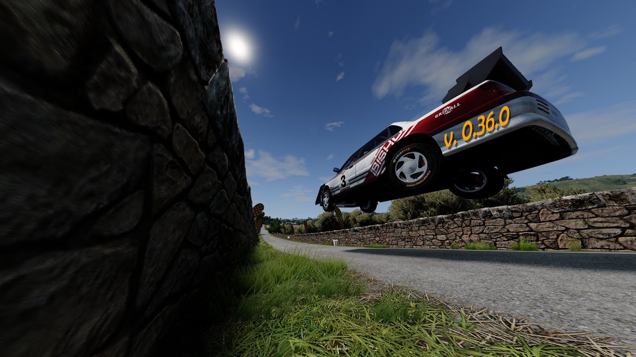BeamNG.drive Rally Mode and Custom Stage Showcase (Version 0.36.0 ...