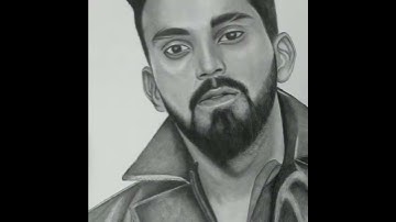 Drawing of KL Rahul #short video