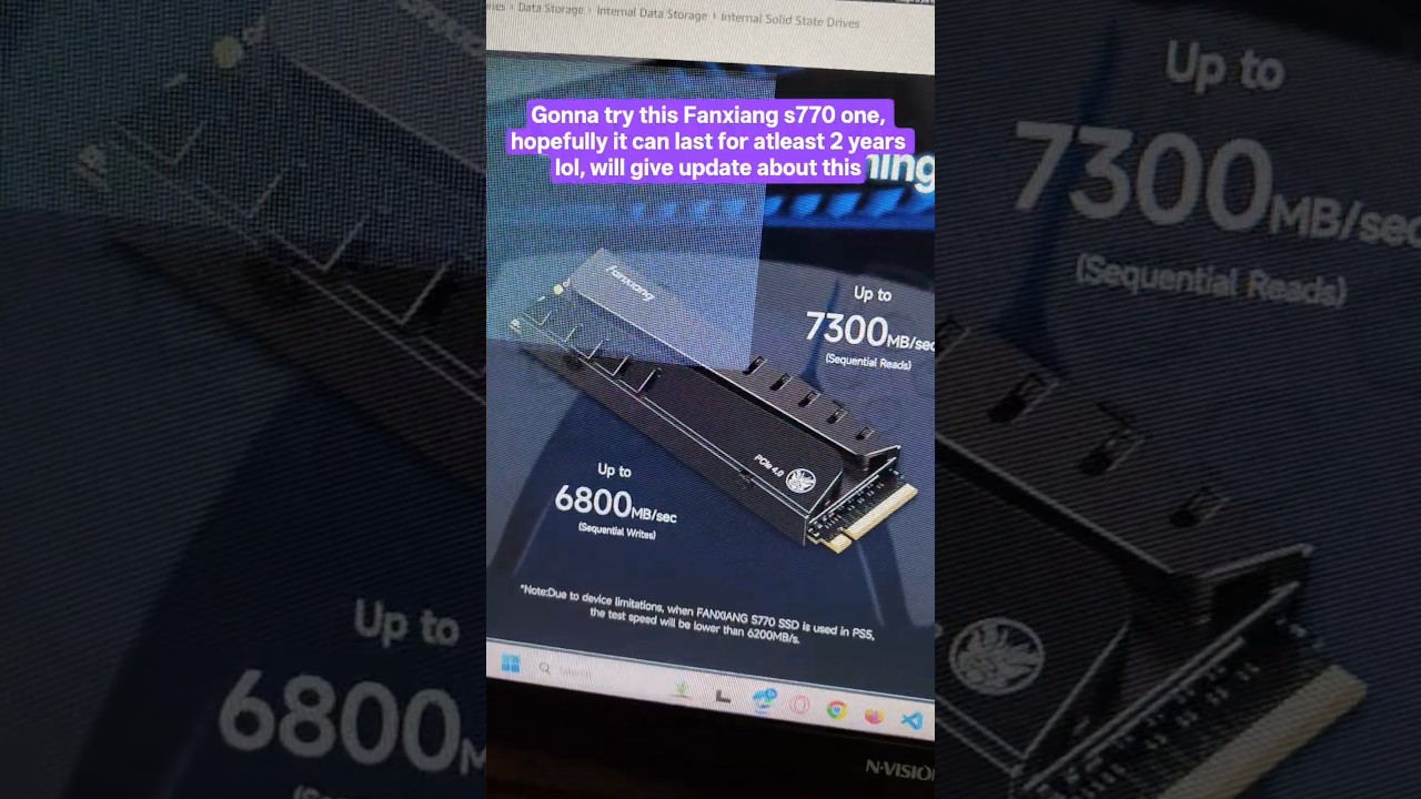 Gonna try this Fanxiang s770 one, hopefully it can last for at least 2 years lol, will post update