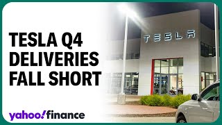 Tesla's Q4 deliveries disappoint, annual growth slows
