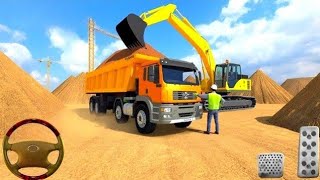 👷City Road Construction Simulator 3D 🚧 | Heavy Excavator & Truck - Android Gameplay screenshot 4