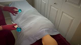 Intense Tool Back Massage | Asmr Pillow Massage Role Play