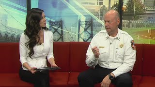 Live Christmas tree safety at home