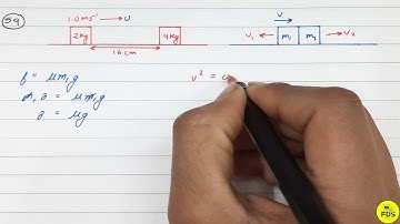 hc verma solution  | Centre of mass ,Linear momentum, Collision   | chapter 9 | question 59