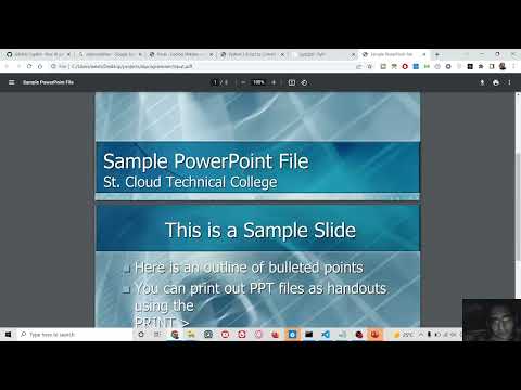 Python 3 Script To Convert Single Or Multiple Powerpoint (.PPTX) Files to PDF Using ppt2pdf Module