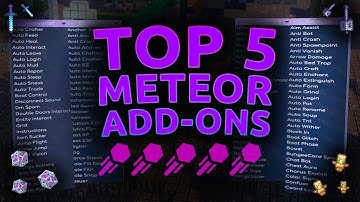 Top 5 Meteor Client Add-ons That Make Meteor Amazing!