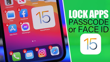 iOS 15 - How To Lock Apps with Face ID or Passcode!