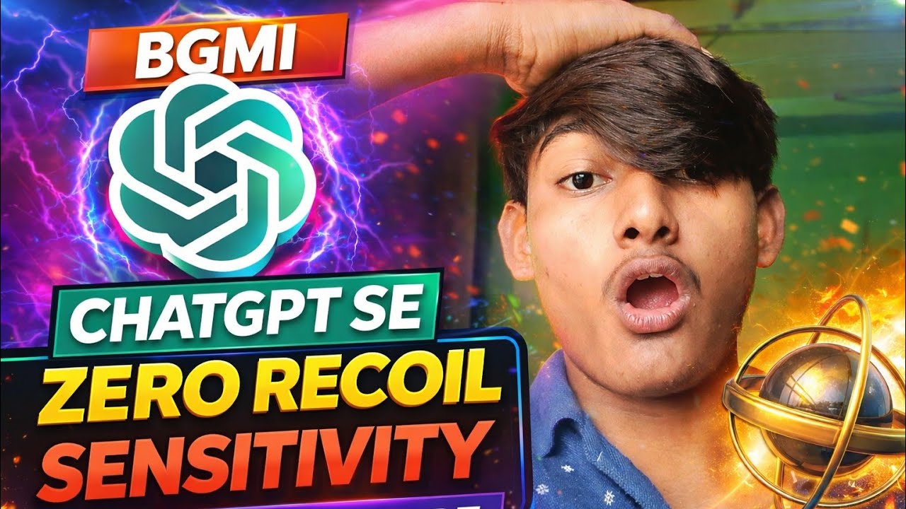 Zero Recoil BGMI Sensitivity 😱🔥  Gyroscope 