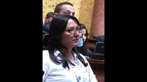 Tony Macaluso at Serbian Parliament