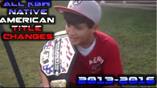 All KBW Native American Title Changes (2013-2016)