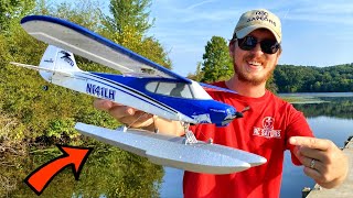 Cheapest Smart Plane with FLOATS that is EASY TO FLY for Beginners!!!  HobbyZone Sport Cub S 2 RTF