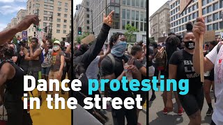 Dance protesting in the street