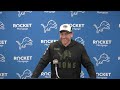 Detroit Lions coordinators meet with the media | October 27, 2023