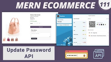 MERN Stack E-Commerce Project #111: Fetch API for Update Password
