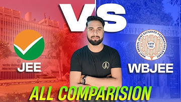 Difference between JEE mains and WBJEE exam🤔 | Exam pattern | Preparation❓| JEE mains vs WBJEE✅