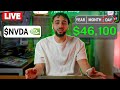 Live trading making 46100 with nvda