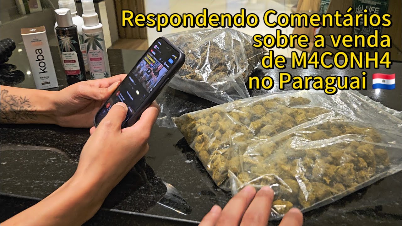 Respondendo comentários do vídeo sobre Maconha no Paraguai 🇵🇾 Loja Canna House