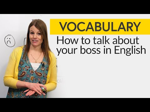 Video: Je šéf formální slovo?