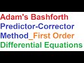 Adams Bashforth Predictor-Corrector Method Explained Easily