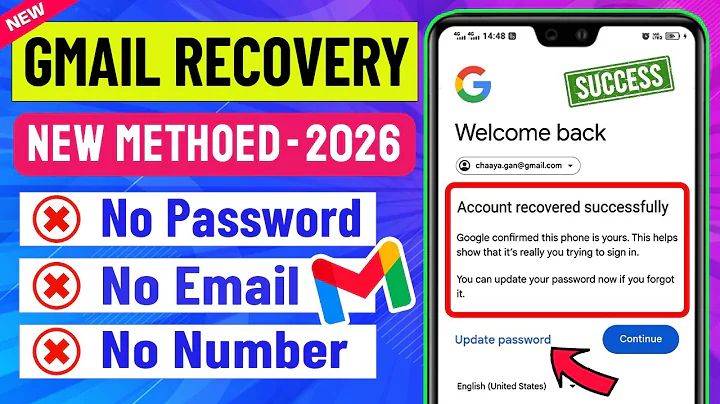 Gmail Account Recovery without Verification Code ✅😱 How to Recover Hacked Gmail Forgot Password 🔐🔑