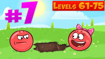 Red Ball 4 - Gameplay Walkthrough Part 7 - Into The Caves All Levels (iOS, Android)