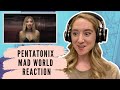 Voice Teacher Reacts Pentatonix Mad World