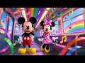 🌈🚆 Mickey Mouse Rainbow Train Adventure | Magical School Trip Story for Kids | Fun Learning Cartoon