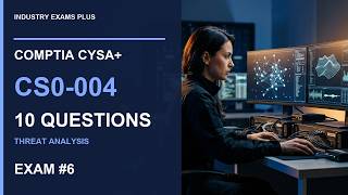 CompTIA CySA+ CS0-004 Exam #6: Nmap Mapping, Webhooks & Regex Hunting
