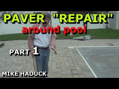 Paver repair, How I fix sunken pavers (part 1 of 3). (Mike Haduck)