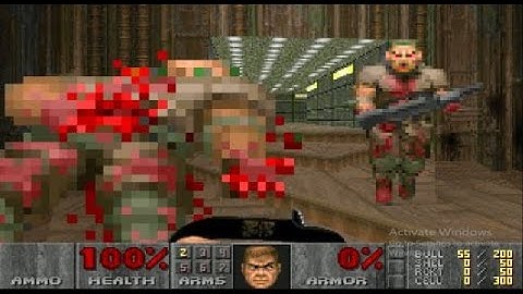 Doom 2 Level 1 Entryway: 100% Complete Walkthrough