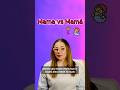 Mama vs mamá (Spanish accent marks matter)