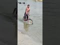 Haridwar River , Cycle driving in River, amazing video,#shorts #jcb #excavator #bhojpuri #Bal to jhp