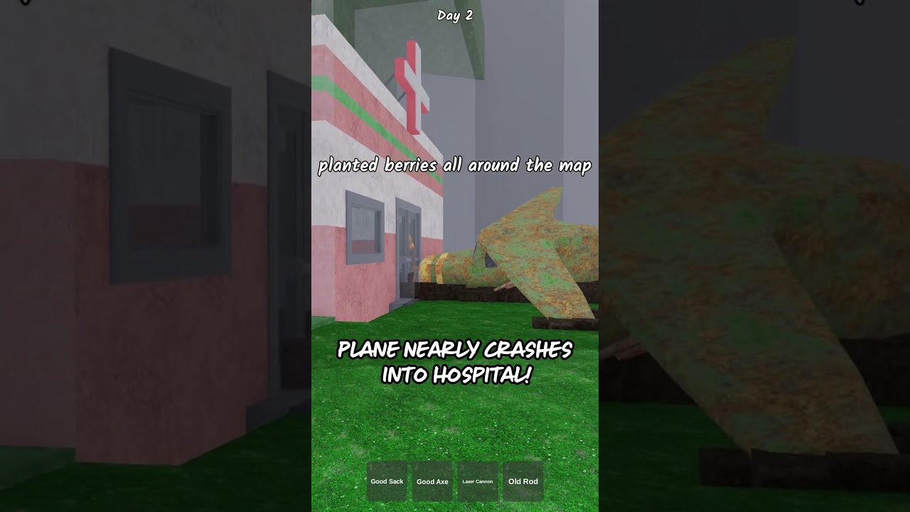 Plane Nearly Crashes Into Hospital | 99 Nights in The Forest 