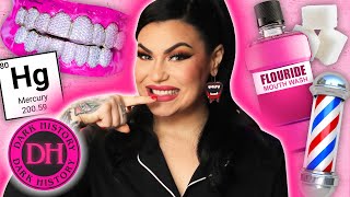 Poison in your mouth? Your teeth are toxic! | Dark History with Bailey Sarian screenshot 4