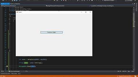 C# .Winform Geriye Değer Döndüren Fonksiyon - Return