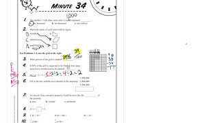 Math Minute 34 Set F