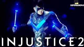 Nightwing Staff Of Grayson Is The Best! - Injustice 2 "Nightwing" Gameplay (Epic Gear)