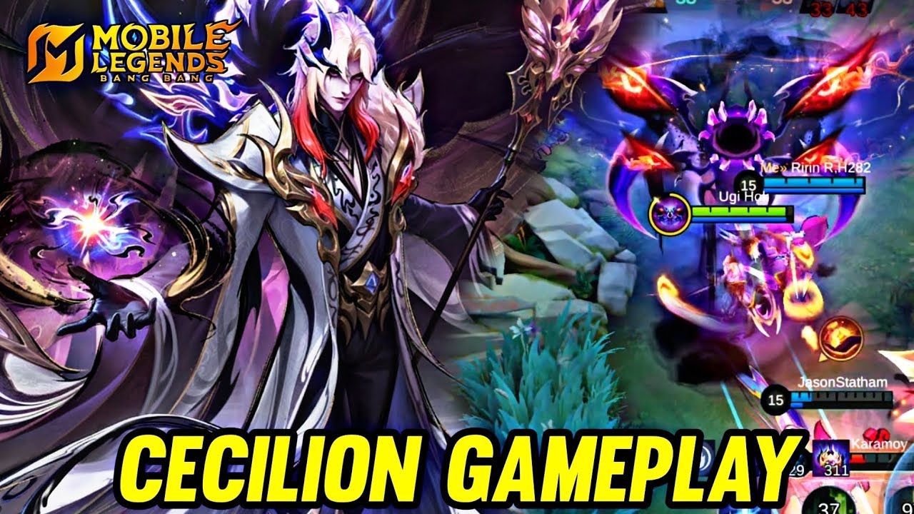 ML : CECILION GAMEPLAY | HARD GAME - MOBILE LEGENDS