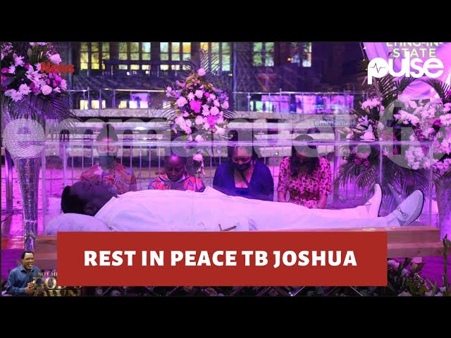 TB JOSHUA FUNERAL: TB Joshua laid in state at Synagogue Church.