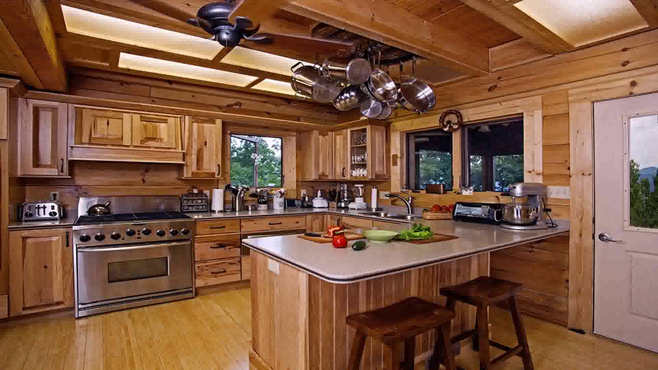 Log House Kitchen Design Ideas (see description) - YouTube