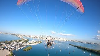 Flight #77 -- Gopro Hero 8 Paramotor Chasecam  - Miami and Key Biscayne, FL