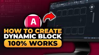 How To Create Dynamic Block AutoCAD (𝟮𝟬𝟮𝟲) | 100% WORKS | NO Yapping, To The Point! | FAST & EASY